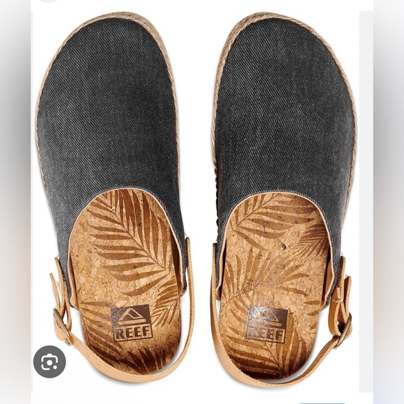 Reef sage high denim clog in dusty - Picture 1 of 6